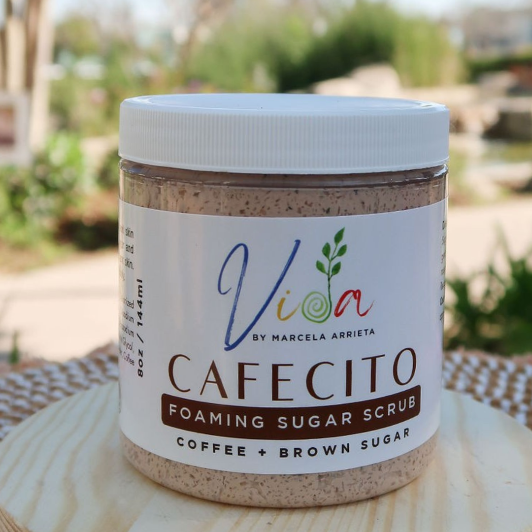 Cafecito Foaming Sugar Scrub | Exfoliating Coffee Body Scrub