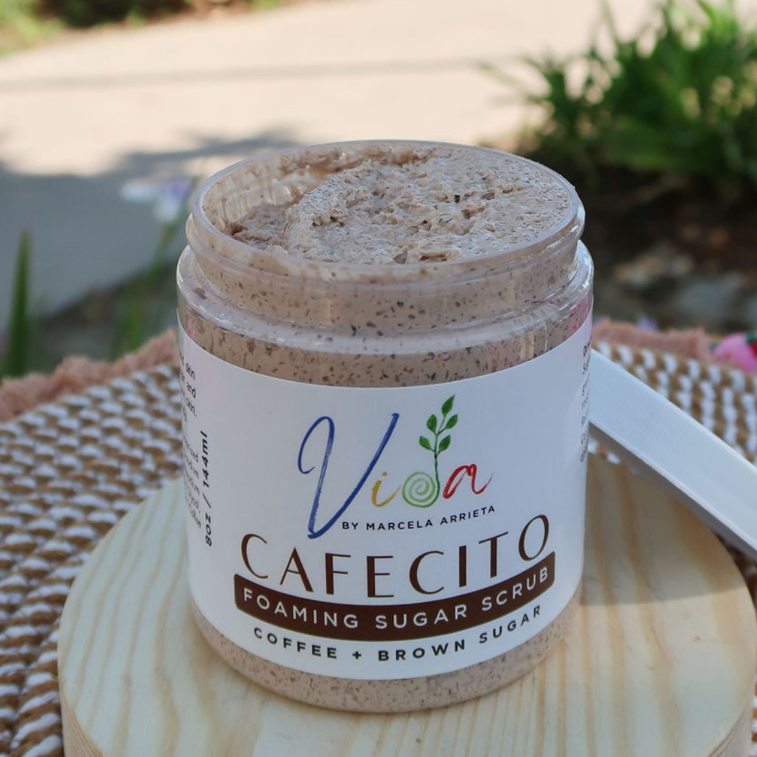 Cafecito Foaming Sugar Scrub | Exfoliating Coffee Body Scrub