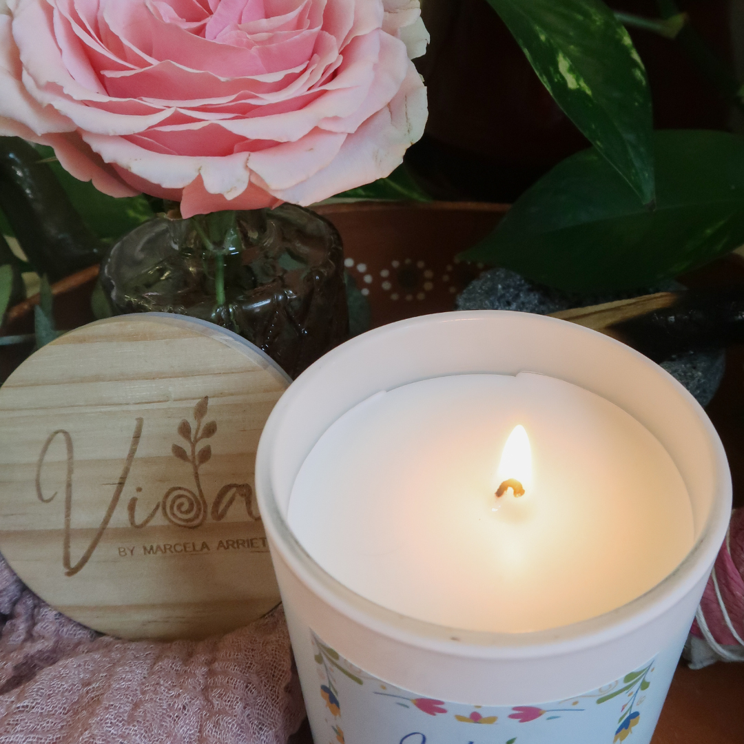 Rosa Mexicana Candle | Rose & Amber | 100% Soy Wax