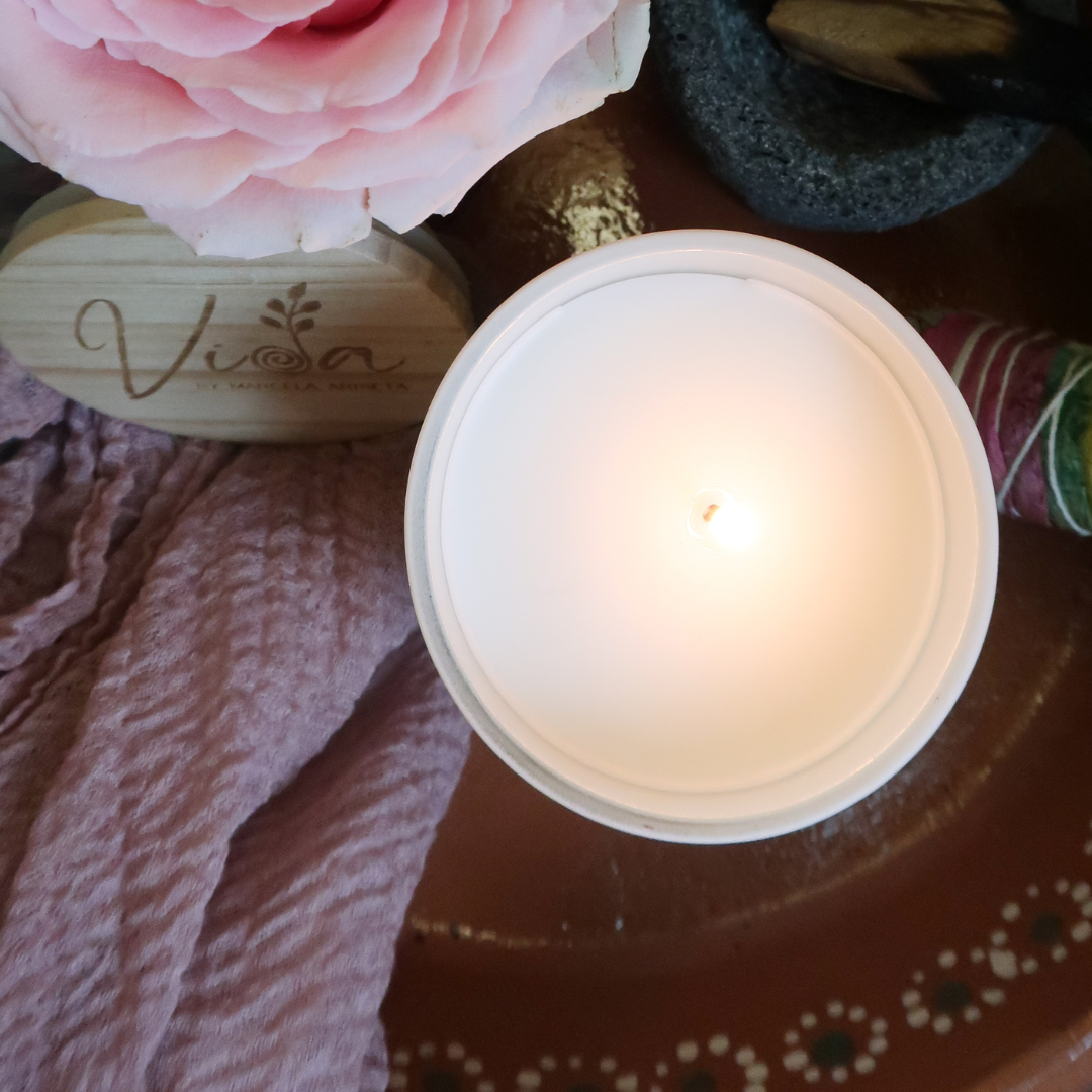 Flor de Cielo Candle | Lavender & Jasmine | 100% Soy Wax