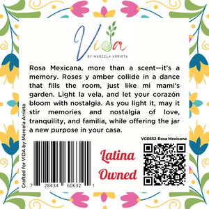 Rosa de Castilla Candle – Rose & Amber Soy Wax