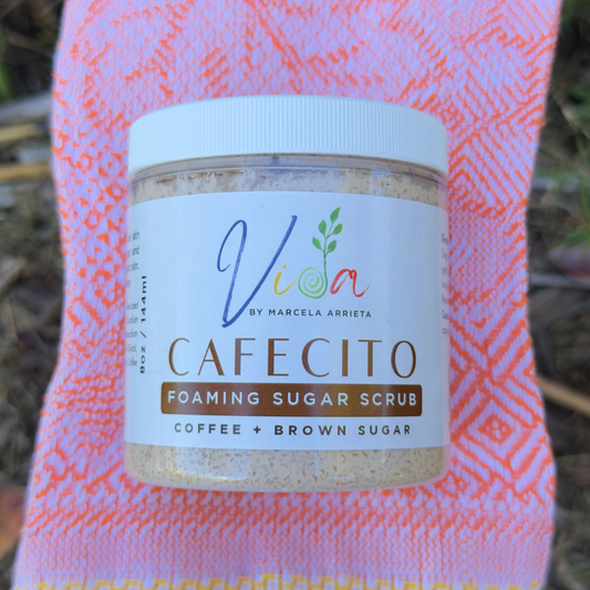 Cafecito Foaming Sugar Scrub | Exfoliating Coffee Body Scrub