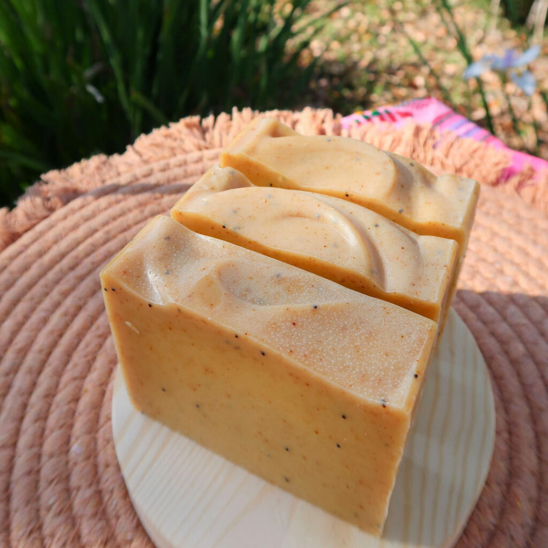 Papaya & Turmeric Glow Bar | Exfoliating Soap for Radiant Skin