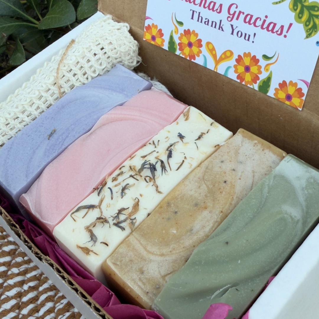 Choose Your Jabón | Five VIDA Artisanal Soaps + FREE Sisal Soap Pouch